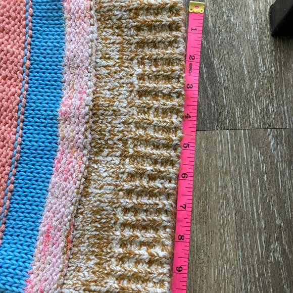 Anthropologie Textured Striped One Size Open Cardigan - Picture 10 of 10